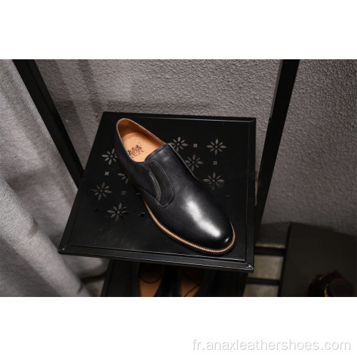 Nouveau style chaussures en cuir pour hommes chaussures décontractées respirantes